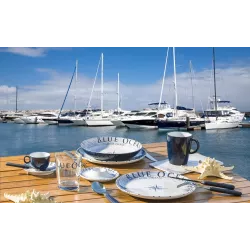Brunner - Set stoviglie Midday Blue Ocean 12 pz.