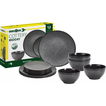 Brunner - Set stoviglie Midday Cottery 12 pz. Brunner - Set stoviglie Midday Cottery 12 pz.