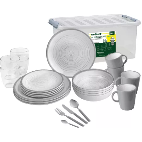 Brunner - Set stoviglie All Inclusive Bellagio 36 pz. Brunner - Set stoviglie All Inclusive Bellagio 36 pz.