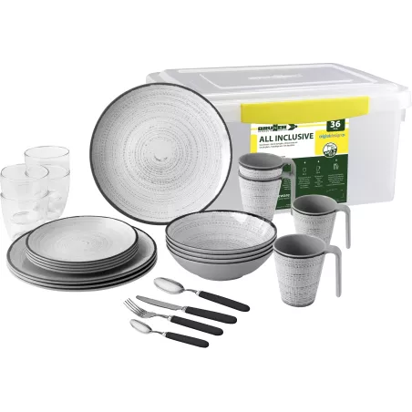 Brunner - Set stoviglie All Inclusive Tivoli 36pz. Brunner - Set stoviglie All Inclusive Tivoli 36pz.