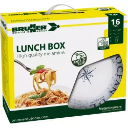 Brunner - Set di stoviglie Lunch Box Blue Ocean 16 pz.