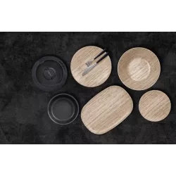 Brunner - Set di stoviglie Melamine Sequoia 16 pz.