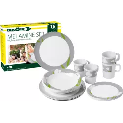 Brunner - Set di stoviglie Melamine Tulip 16 pz.