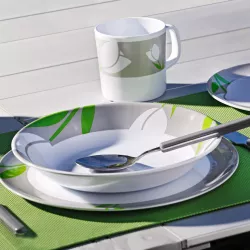 Brunner - Set di stoviglie Melamine Tulip 16 pz.