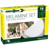 Brunner - Set di stoviglie Melamine Tulip 16 pz.