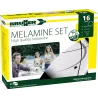 Brunner - Set di stoviglie Melamine Serenade 16 pz.