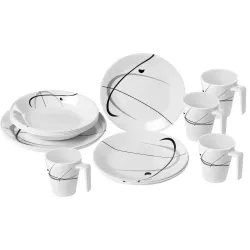 Brunner - Set di stoviglie Melamine Serenade 16 pz.
