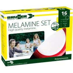 Brunner - Set di stoviglie Melamine Cosmic 16 pz.