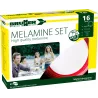 Brunner - Set di stoviglie Melamine Cosmic 16 pz.