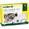 Brunner - Set di stoviglie Melamine Enigma 16 pz.