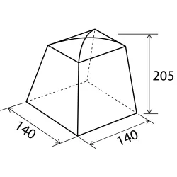 Tenda spiaggia Cabina II NG