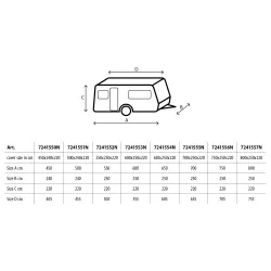 Copertura Caravan Cover Design 12M