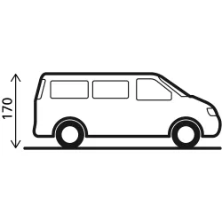Tenda posteriore Pilote per VW Caddy 5