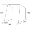 Tenda posteriore Pilote per VW Caddy 5