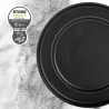 Piatto fondo Odette Double Black