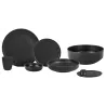 Piatto fondo Odette Double Black