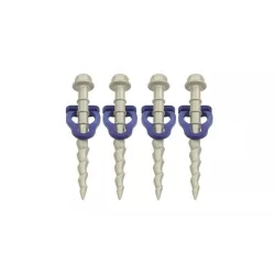 Picchetto a vite Alu Hardcore Peggy Peg - Set da 4 pz.