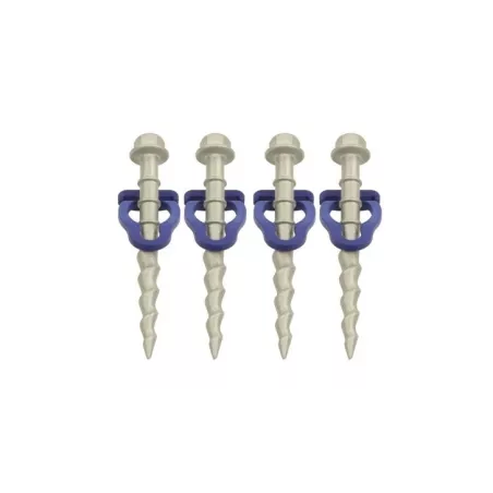Picchetto a vite Alu Hardcore Peggy Peg - Set da 4 pz.