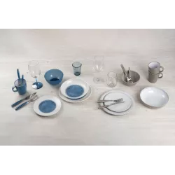 Piatto dessert Meteore Azur