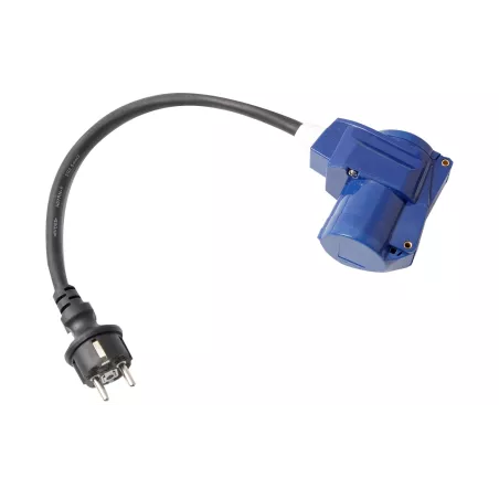 Adattatore Schuko/CEE 90° 30 cm
