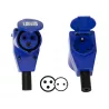 Adattatore con presa CEE 90°/Schuko