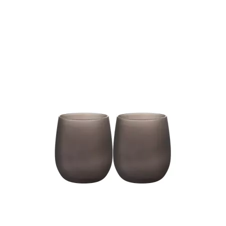 Set Bicchieri Satin Waterglass Brownsatin 2 pz.