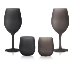 Set Bicchieri Satin Waterglass Blacksatin 2 pz.
