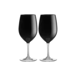 Set Bicchieri Thango Wineglass Black  2 pz.