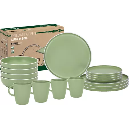 Lunch Box Dolomit Green