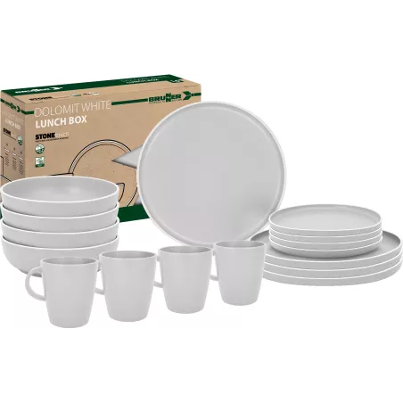 Lunch Box Dolomit White