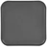 Piatto piano quadrato Dolomit Grey