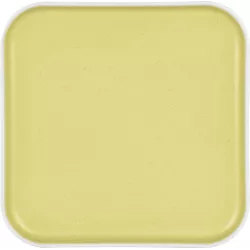 Piatto piano quadrato Dolomit Yellow