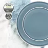 Piatto dessert Dolomit Blue