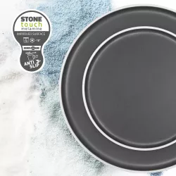Piatto dessert Dolomit Grey