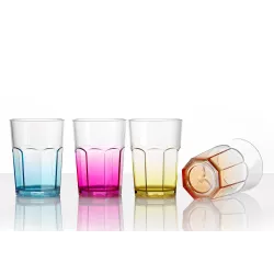 Set Bicchieri Octoglass Color 4 pz.