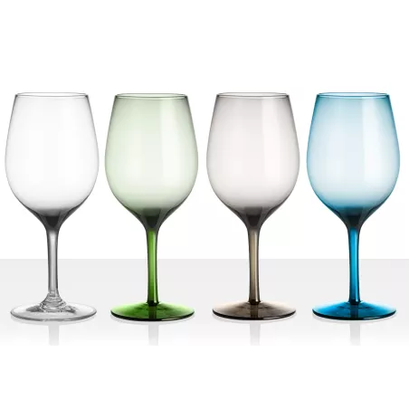 Set Bicchieri Onda&Jazz Wineglass 4 pz.