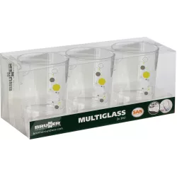 Set Bicchieri Multiglass Space 3 pz.