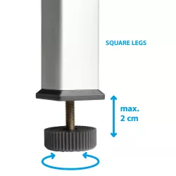 Tavolo Titanium Quadra Compack