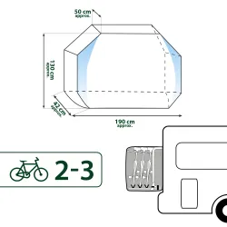 Copertura biciclette Bike Wrapper 2/3