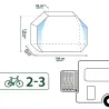 Copertura biciclette Bike Wrapper 2/3