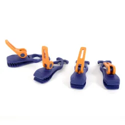 Morsetto Crocodile Peggy peg - Set da 4 pz.