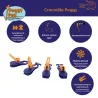 Morsetto Crocodile Peggy peg - Set da 4 pz.