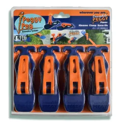 Morsetto Crocodile Peggy peg - Set da 4 pz.