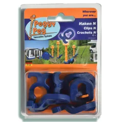 Gancio ad ancora N Peggy Peg - Set da 6 pz.