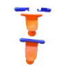 Adattatore Croc Peggy Peg - Set da 4 pz.