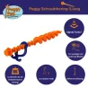 Picchetto a vite lungo (L) Peggy Peg - Set da 2 pz.