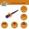 Picchetto a vite Peg&Stop N Peggy Peg - Set da 4 pz.