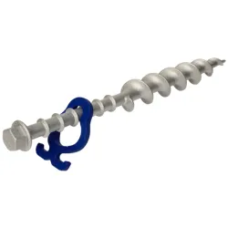 Picchetto a vite L Alu Peggy Peg - Set da 2 pz.