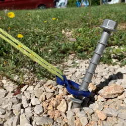 Picchetto a vite L Alu Peggy Peg - Set da 2 pz.