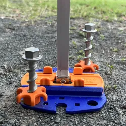 Picchetto a vite Peg&Stop HD Peggy Peg - Set da 4 pz.